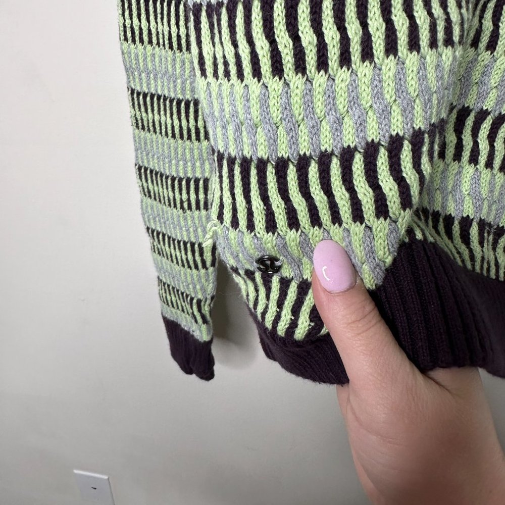 Lululemon Devi Crew Squiggle Sweater Multicolor Women's 6 - Picture 6 of 7